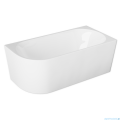 The North Bath Calia wanna wolnostojąca przyścienna prawa 170x80cm + syfon Klik-klak 6845-1701R