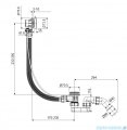Excellent Simple 2.0 syfon wannowy automatyczny 80 cm chrom ARIN.3180CR