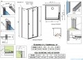 Radaway Essenza Kdj B kabina 90x100cm prawa szkło przejrzyste 1385082-01-01R/1384052-01-01