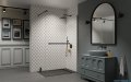 Radaway Modo New II Brushed GunMetal z wieszakiem kabina Walk-in 95x200 szczotkowany grafit 389095-92-01W