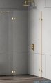 New Trendy Eventa Gold Shine kabina walk-in 50x200 cm jednoelementowa z dodatkową ścianką przejrzyste Złoty połysk EXK-4848