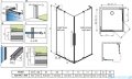 Radaway Furo SL KDD kabina 90x90cm chrom połysk/szkło przejrzyste 10305090-01-01L/10305090-01-01R