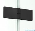 New Trendy New Renoma Black kabina kwadratowa 90x90x195cm przejrzyste lewa D-0273A/D-0119B