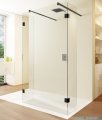 Riho Scandic NXT X202 kabina prysznicowa Walk In 160x200cm czarna G001052121