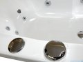Riho Lugo 160x70cm wanna prostokątna z hydromasażem Pneumatic prawa + nogi + syfon BT07-PNE-P