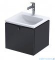 Oristo Siena szafka z umywalką 50x50x46 czarny mat OR45-SD1S-50-8/UME-CE-50-91