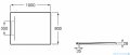 Roca Pyros 100x80cm brodzik prostokątny kompozyt Stonex cafe AP9013E832003660