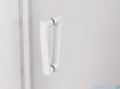 SanSwiss Cadura White Line kabina Walk in 140cm lewa ze ścianką przesuwną profile biały mat CAW2G1400907
