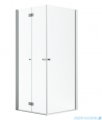 Radaway Nes Brushed Nickel KDD B / KDD I kabina 100x80cm lewa szczotkowany nikiel przejrzyste 10024100-91-01L/10015080-91-01R