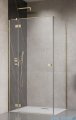 Radaway Essenza Kdj Brushed Gold kabina 90x90cm lewa szczotkowane złoto 1385044-99-01L/1384050-01-01