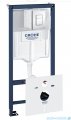 Grohe Rapid SL Fresh zestaw stelaż podtynkowy 5w1 z przyciskiem Skate Cosmopolitan biel alpejska 39448000