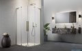 Radaway Furo SL Brushed Gold KDD kabina 90x100cm szczotkowane złoto 10305090-99-01L/10305100-99-01R