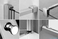 Radaway Eos KDD-B kabina prysznicowa 80x80 szkło przejrzyste 37313-01-01N