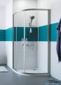 Vitalle Garda kabina półokrągła z drzwiami przesuwnymi 80x80 cm przezroczyste CU0603069322
