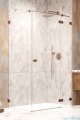 Radaway Essenza Pro Brushed Copper Kdj kabina 80x120cm prawa szczotkowana miedź 10097080-93-01R/10098120-01-01