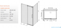 Sanplast kabina KND2/ALTII narożna prostokątna 100x150-160x210 cm grafit 600-121-1051-42-491