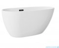 The North Bath Loki wanna wolnostojąca 130X70cm z korkiem i przelewem CZARNYM 6402-1301OEMBL