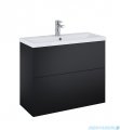 Elita Kido Set szafka z umywalką zestaw 81x67x35cm czarny mat 168100