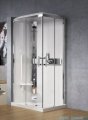 Novellini Glax 3 kabina prysznicowa z hydromasażem 100x80 lewa GL3A100SM1F-1K