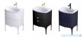 Oristo Louis szafka z umywalką 81x87x47 czarna OR50-SD1S-82-7+UME-LU-82-92