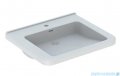Geberit Selnova Comfort Square Umywalka bez barier z otworem na baterię, z przelewem 55x52,5cm 500.785.00.7
