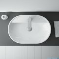 Elita Babette umywalka nablatowa ceramiczna 62x41cm black matt 145101