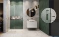 Radaway Furo Brushed Nickel  KDD kabina 120x90cm szczotkowany nikiel 10105120-91-01L/10105090-91-01R