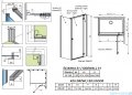Radaway Essenza 8 Brushed Nickel Kdj kabina 80x110cm prawa szczotkowany nikiel 10480512-01-01R/10470237-91-01R/10113110-01-01