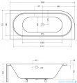 Besco Avita 170x75cm wanna asymetryczna prawa #WAA-170-NP