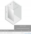 New Trendy Avexa Gold Shine kabina Walk-In 130x200 cm przejrzyste EXK-2166