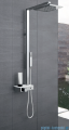Novellini FLOWT-H black zestaw prysznicowy bateria termostatyczna 
