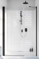 Radaway Nes Black Dws drzwi wnękowe 140cm lewe szkło przejrzyste 10028140-54-01L