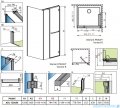 Radaway Carena KDJ kabina prysznicowa 120x80 prawa przejrzyste 134442-01-01NR