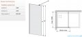 Sanplast Space Wall P/SPACEWALL kabina walk-in 90x200 cm przejrzyste 600-320-2130-42-401