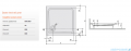 Sanplast Free Line brodzik kwadratowy B/FREE 80x80x5cm+stelaż 615-040-1020-01-000