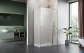 Radaway Nes Kdj II Brushed Gold kabina 120x70cm prawa szczotkowane złoto 10032120-99-01R/10039070-01-01