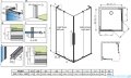 Radaway Furo SL KDD kabina 110x120cm chrom połysk/szkło przejrzyste 10305110-01-01L/10305120-01-01R