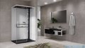Novellini Glax 2 2.0 kabina z hydromasażem 120x80 prawa czarna G222P129DM1-1HU