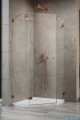Radaway Essenza Pro Brushed Copper Ptj kabina pięciokątna 100x100 lewa szczotkowana miedź 10100000-93-01L/10100300-01-01