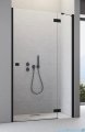 Radaway Essenza New Black Dwj drzwi wnękowe 120cm prawe szkło przejrzyste 385016-54-01R