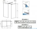 Radaway Modo New III kabina Walk-in 150x150x200 szkło przejrzyste 389154-01-01/389154-01-01/389000-01