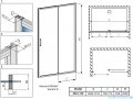 Radaway Premium Pro Dwj drzwi wnękowe 150 prawe szkło przejrzyste 1014150-01-01R