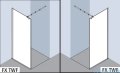 Kermi Filia Xp Ściana Walk-in Wall, stabilizator 90/przezroczyste KermiClean, profile srebrne 140x200cm FXTWF14020VPK