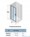 Novellini Kali AH kabina 120x80 profile czarne KALIAH116L-1H/KALIAH76L-1H