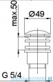 KFA Spust klik-klak metalowy (duży) chrom 660-254-00