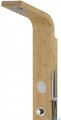 Corsan Bali panel prysznicowy z termostatem chrom drewno bambusowe B-231TCR