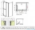 Radaway Carena Kdj Kabina prostokątna 120x80 lewa szkło brązowe 34442-01-08NL