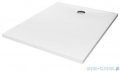 New Trendy Nex brodzik konglomeratowy prostokątny 90x80x3,5 cm biały B-0456