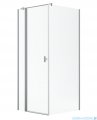 Radaway Nes Kdj II Brushed Nickel kabina 80x100cm lewa szczotkowany nikiel 10032080-91-01L/10039100-01-01