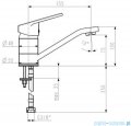KFA Topaz bateria umywalkowa, kolor chrom 4012-715-00